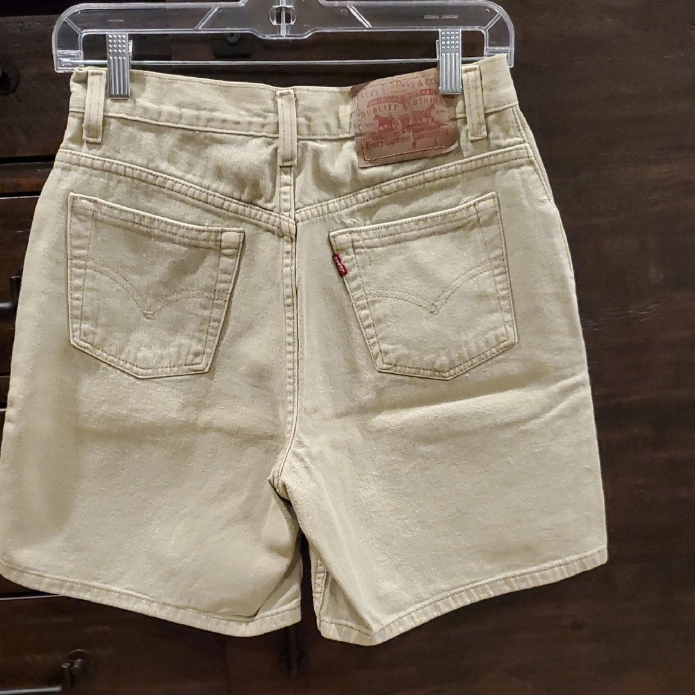 Levi's Women's Tan Denim Shorts